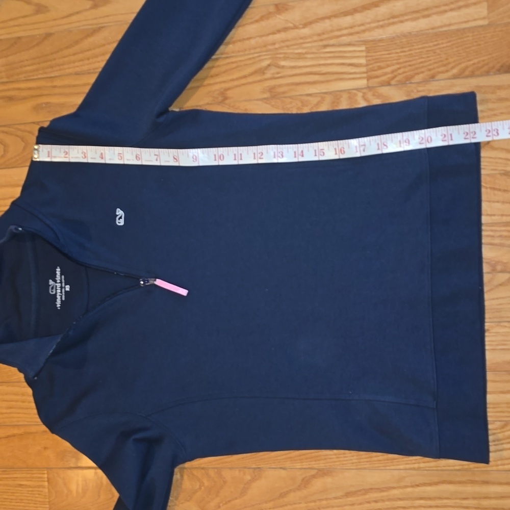 Vineyard Vines Classic Navy 1/4 Zip Shep Shirt, timeless. - Picture 9 of 14